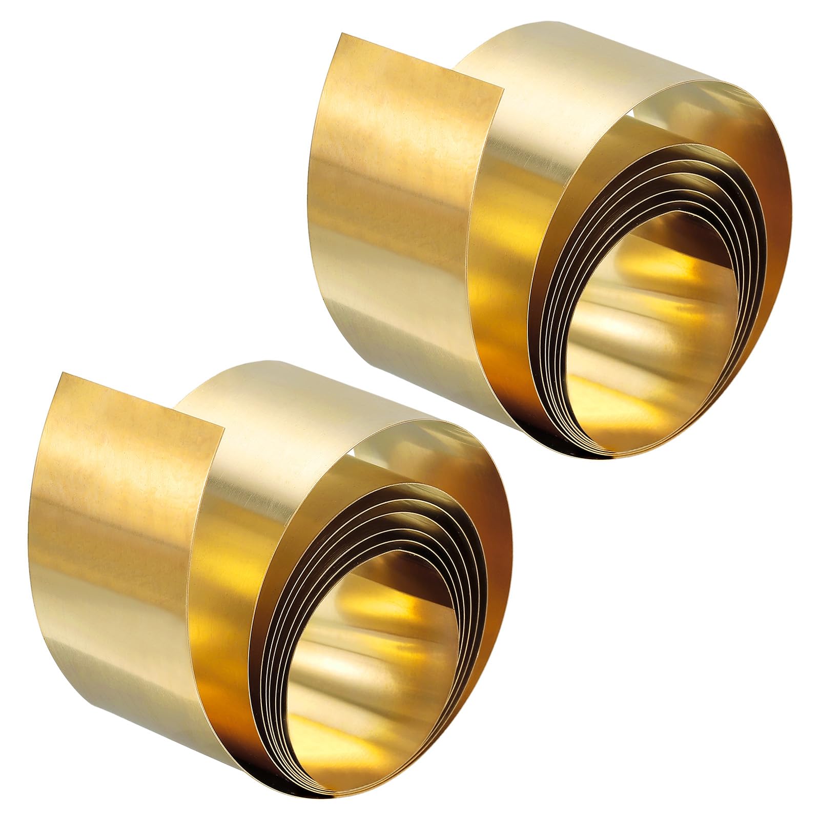 Messingfolie 2500x150x0,1mm - Goldene Messingplatte Für Handwerk, Elektronik & Reparaturen