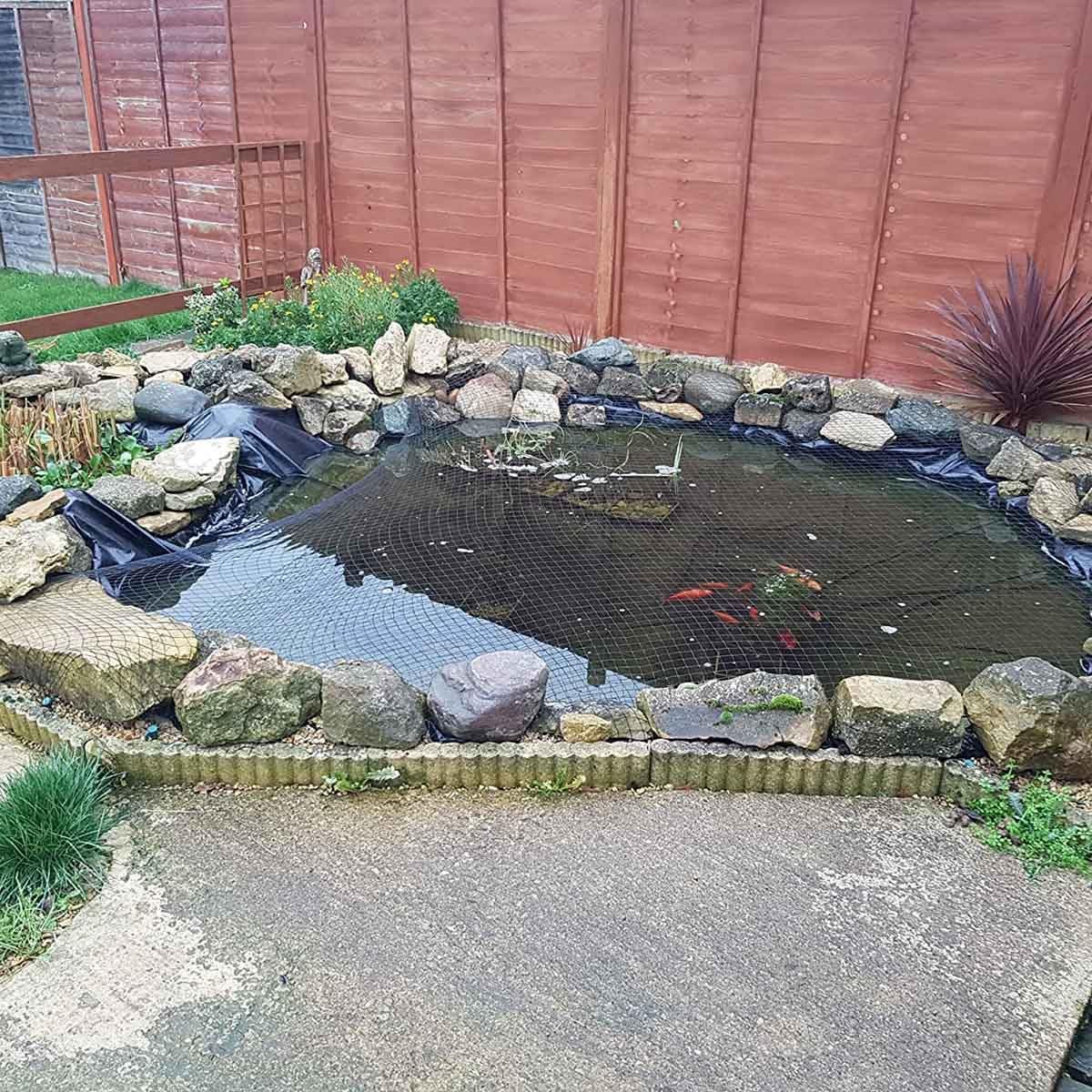 Membrana per laghetto in HDPE, 2 x 2 m, 3 x 5 m, 4 x 8 m, 5 x 10 m, resistente agli strappi, resistente agli strappi, isolamento da giardino per giochi d'acqua e piante acquatiche (dimensioni: 1 x 8 m