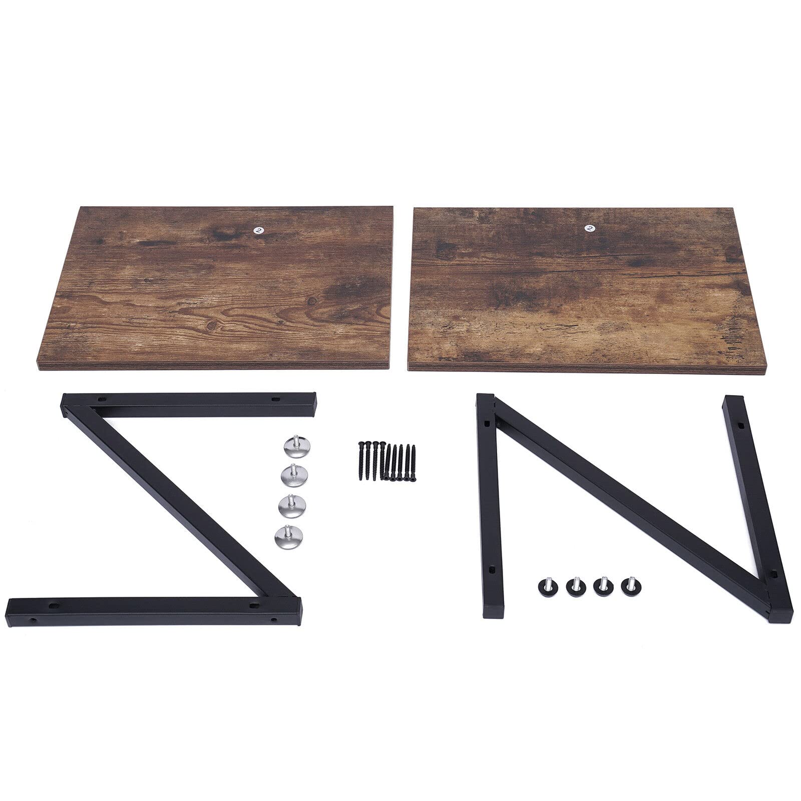 Supporto per stampante, da scrivania, in legno, per stampante a 2 ripiani, per fax, libri, scanner, fotocopiatrice, scanner
