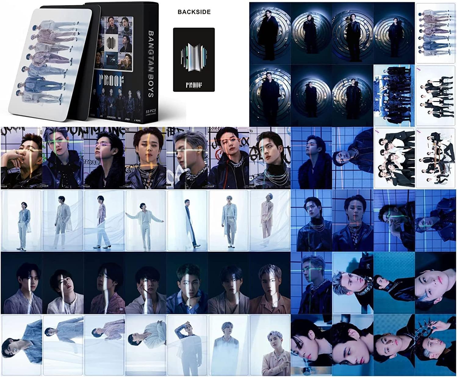 ZPPLD BTS Photocard 54Pcs,Kpop BTS Lomo Cards,BTS Merchandise,BTS Mini Picture Cards BTS Cards,Bangtan Boys Photocards (Set C)