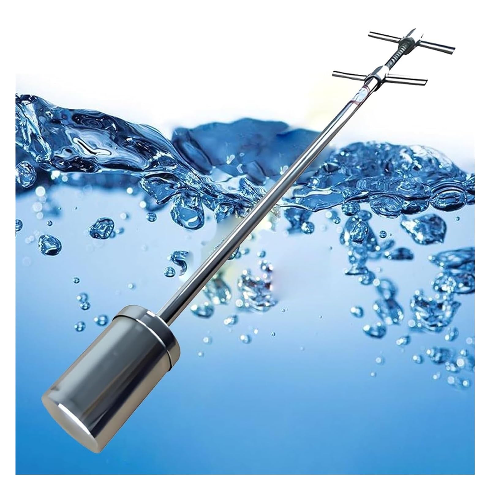 MZZKFC 100 200 500 800 1000ml Stainless Steel Liquid Sampler Pole, Water Sampler Cups with Laser Scale, Water Sample Dipper for Swimming Pools/Wellhead & Labs(800ml,3.3 ft)