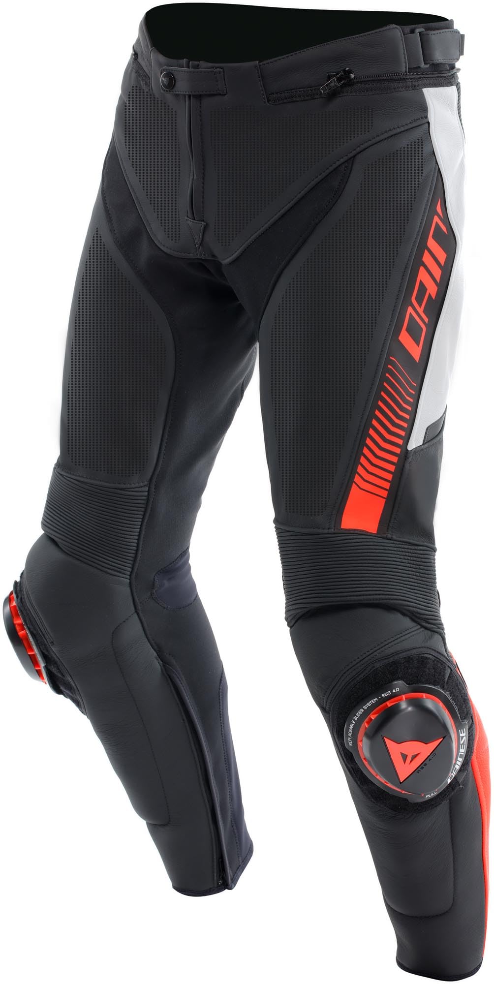 Dainese Super Speed S26 Pantaloni in pelle da motocicletta perforati, 52