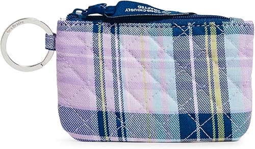 Vera Bradley - Estuche de mujer de algodón con cierre y compartimiento para DNI