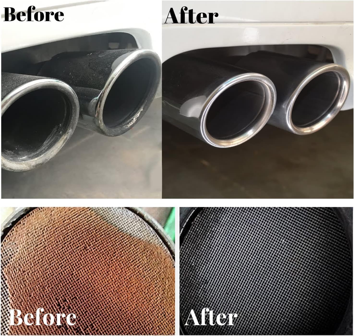 3Pcs Catalytic Converter Cleaner Kit, Boost up Catalytic Convertor Cleaner, Exhaust System Pipe Carbon Removal Cleaner Treatment Additive Oil, Fuel System Treatment Oil Additive — view 6