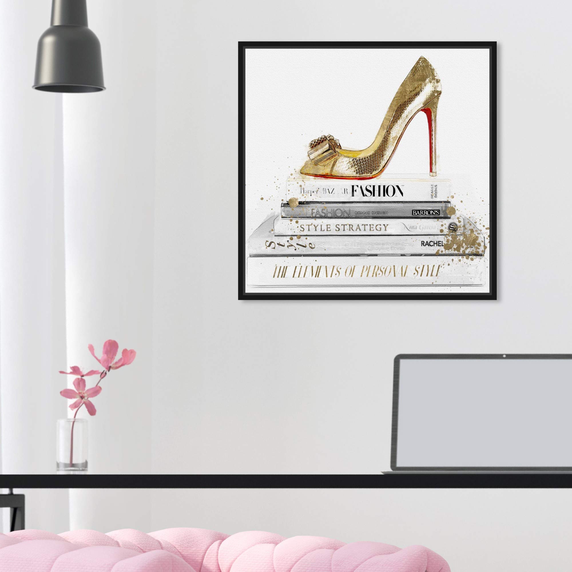 The Oliver Gal Artist Co. Fashion and Glam Framed Wall Art Canvas