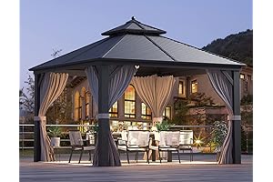 MELLCOM 12 x 12 Gazebos for Patios