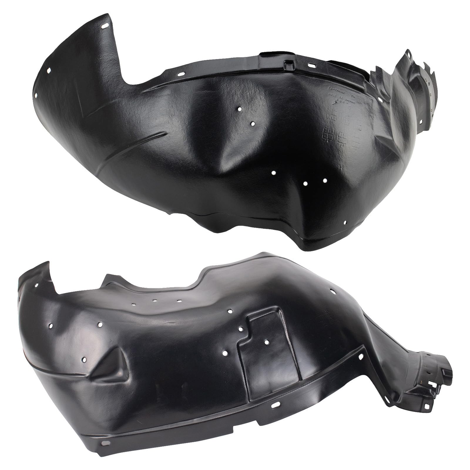 TRQ Front Inner Fender Liner Set | For 2003-2006 Chevrolet Avalanche 1500 Silverado 1500 2007 Silverado Classic 2003-2004 2500 GMC Sierra Sierra Classic