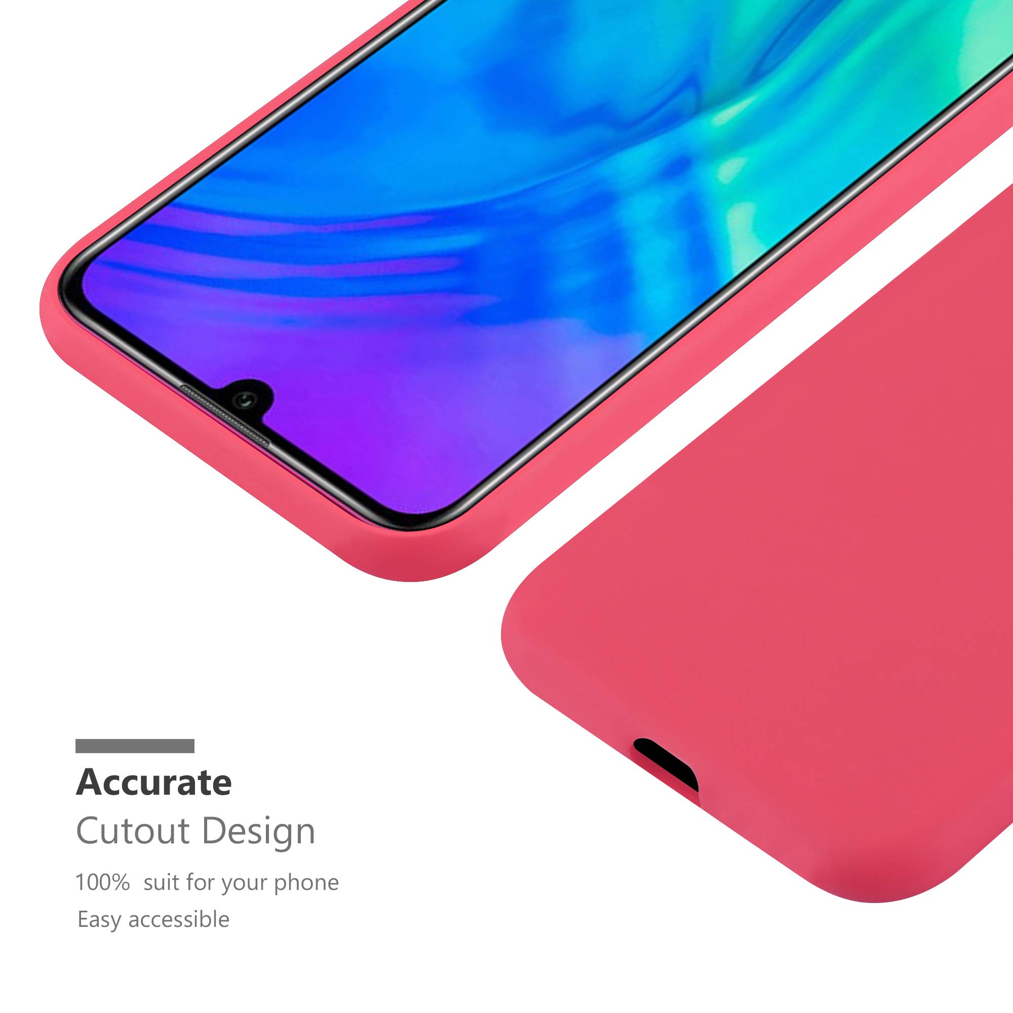 Cadorabo Custodia per Honor 10i / 20i / 20 LITE/Huawei Enjoy 9s in CANDY ROSSO - Morbida Cover Protettiva Sottile di Silicone TPU con Bordo - Ultra Slim Case Antiurto Gel Back Cadorabo Custodia per Honor 10i / 20i / 20 LITE/Huawei Enjoy 9s in CANDY ROSSO - Morbida Cover Protettiva Sottile di Silicone TPU con Bordo - Ultra Slim Case Antiurto Gel Back