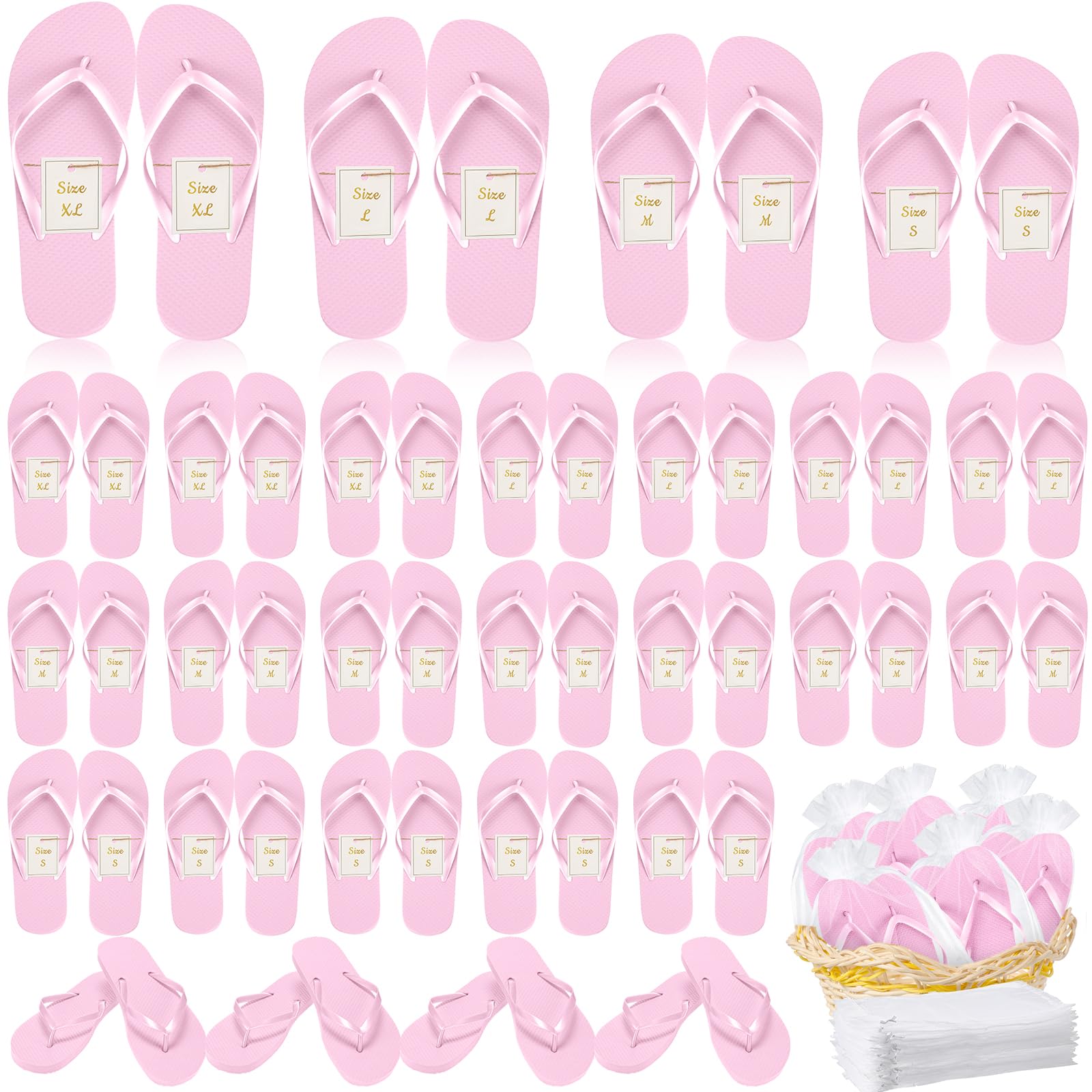 Unittype 24/48 Pairs Flip Flops Bulk