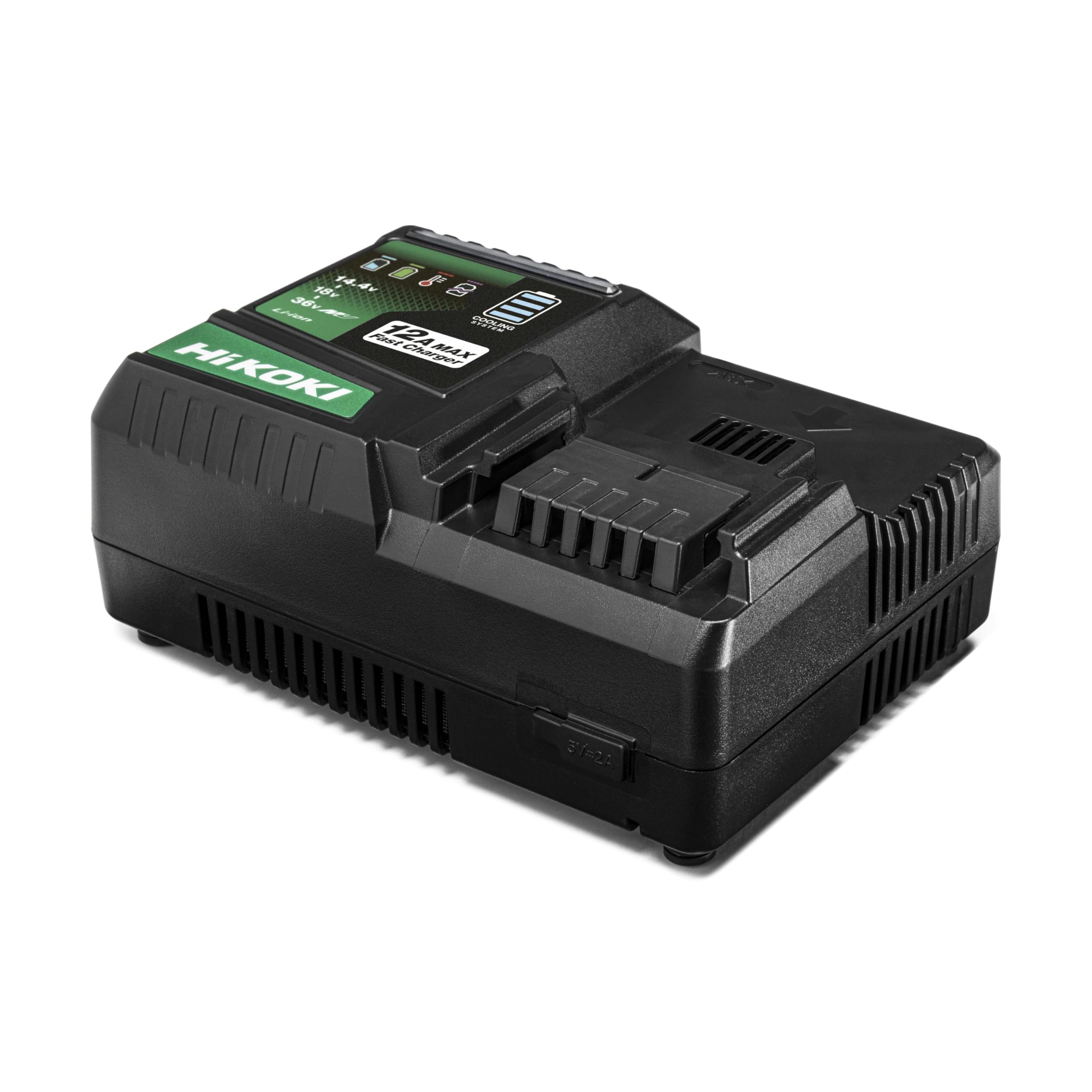 HiKOKI Multivoltios Powerpack Set – 2 x 36 V / 4.0 Ah & 18 V / 8.0 Ah Baterías + Cargador Rápido – Potente, Eficiente, Duradero – Ideal para Herramientas Profesionales