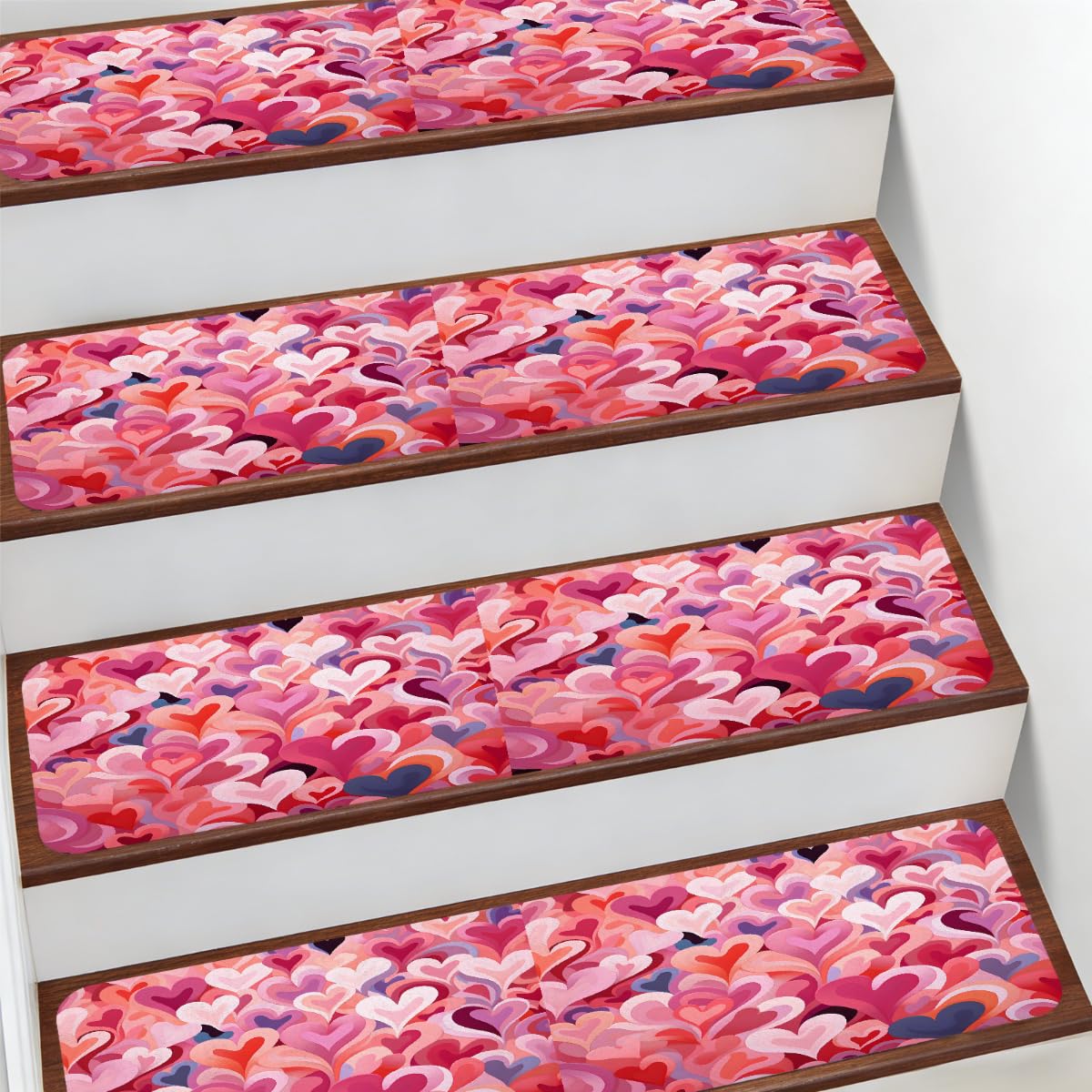 Alfombra para peldaños para niños, ancianos y mascotas con base antideslizante Mexpekil