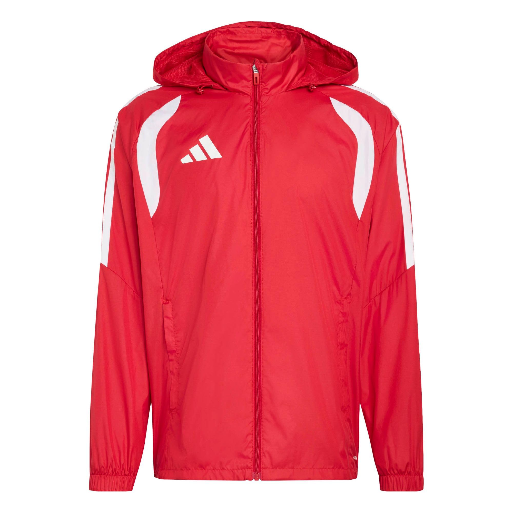 adidas Men's Tiro 26 League Windbreaker Coat, team power red 2/white, XXL