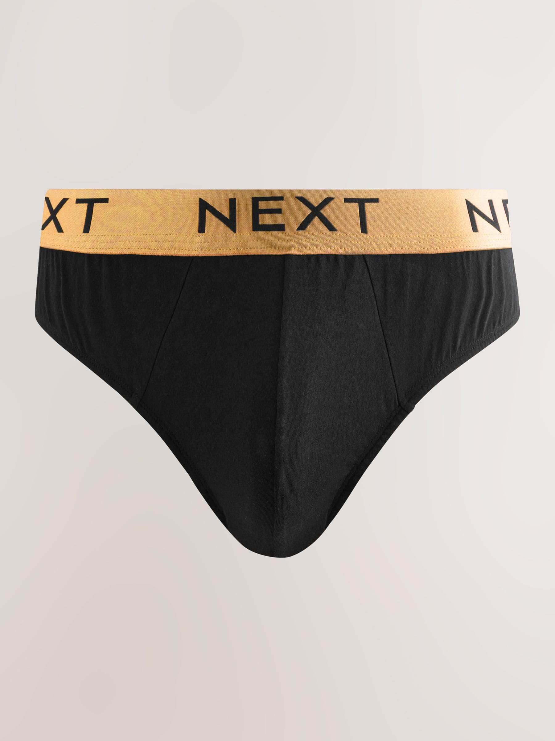 NEXT Herren Unterhosen mit hohem Baumwollanteil, 10er-Pack