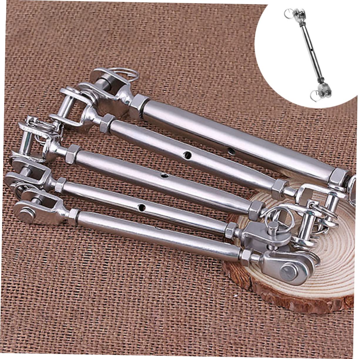 BESTYASH Tenditore Inossidabile con Corpo Chiuso per Filo Facile da Usare per Applicazioni e Industriali Accessorio per Tensioni su e Corde