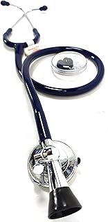 Hironmoyee Das (H.Das) Genuine
                          Stethoscope With Fetoscope 30 Inch (PVC Blue
                          Tube)