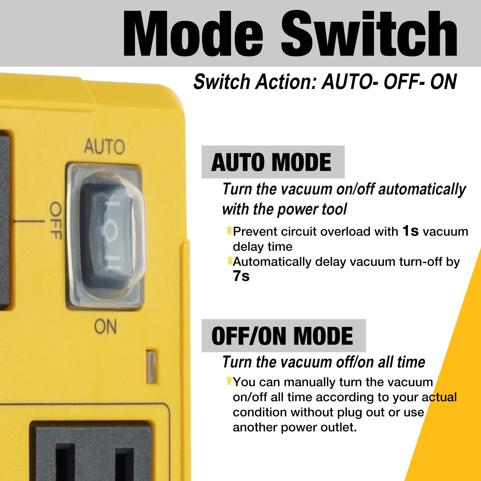 Automatic Vacuum Switch for Power Tools - Auto Mode -4 Automatic Vacuum Switch for Power Tools - Auto Mode -4