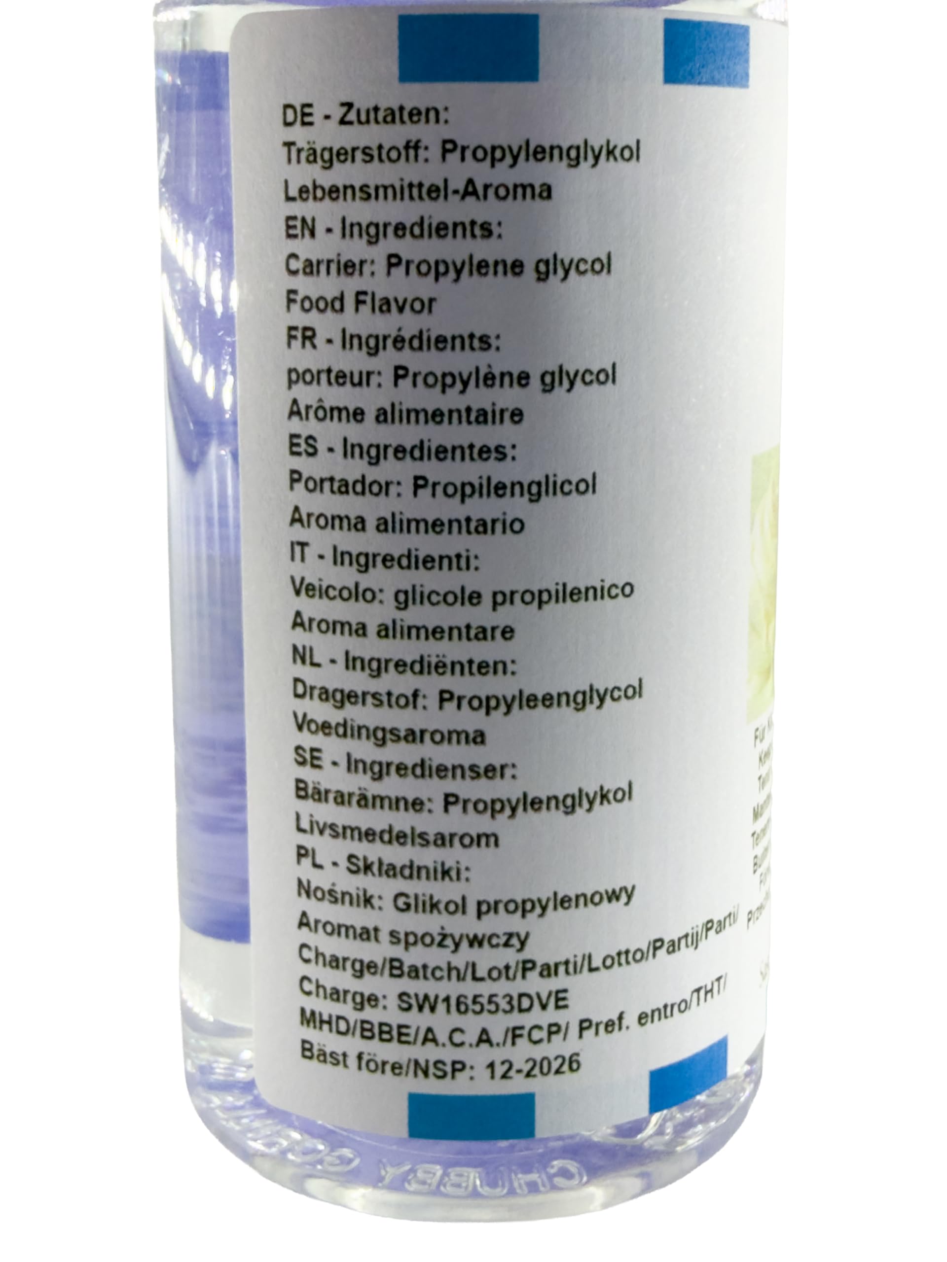 Milk Cream Flavor Concentrate - Vegan - Sasami - 100ml — view 7