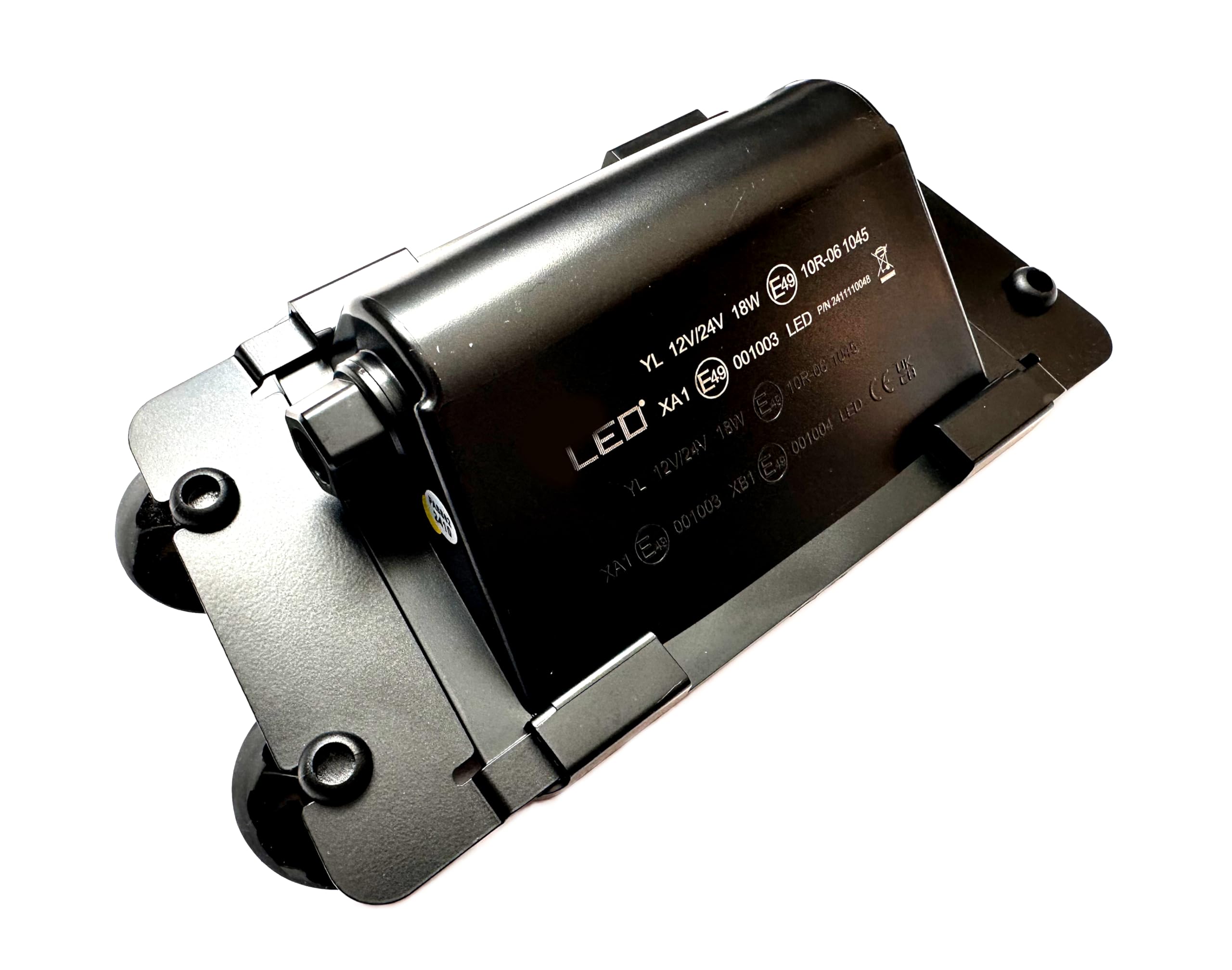LED Frontblitzer Warnleuchte 12–24V - R65 R10 Zulassung - Amber/Blau Variante - Front Warnlicht für Auto LKW Transporter (252x46mm - Amber)
