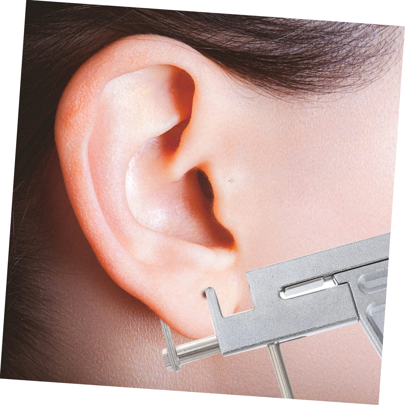 IWOWHERO Professional Ear Piercing Stainless Steel Ear Stud Tool Portable Piercing Kit