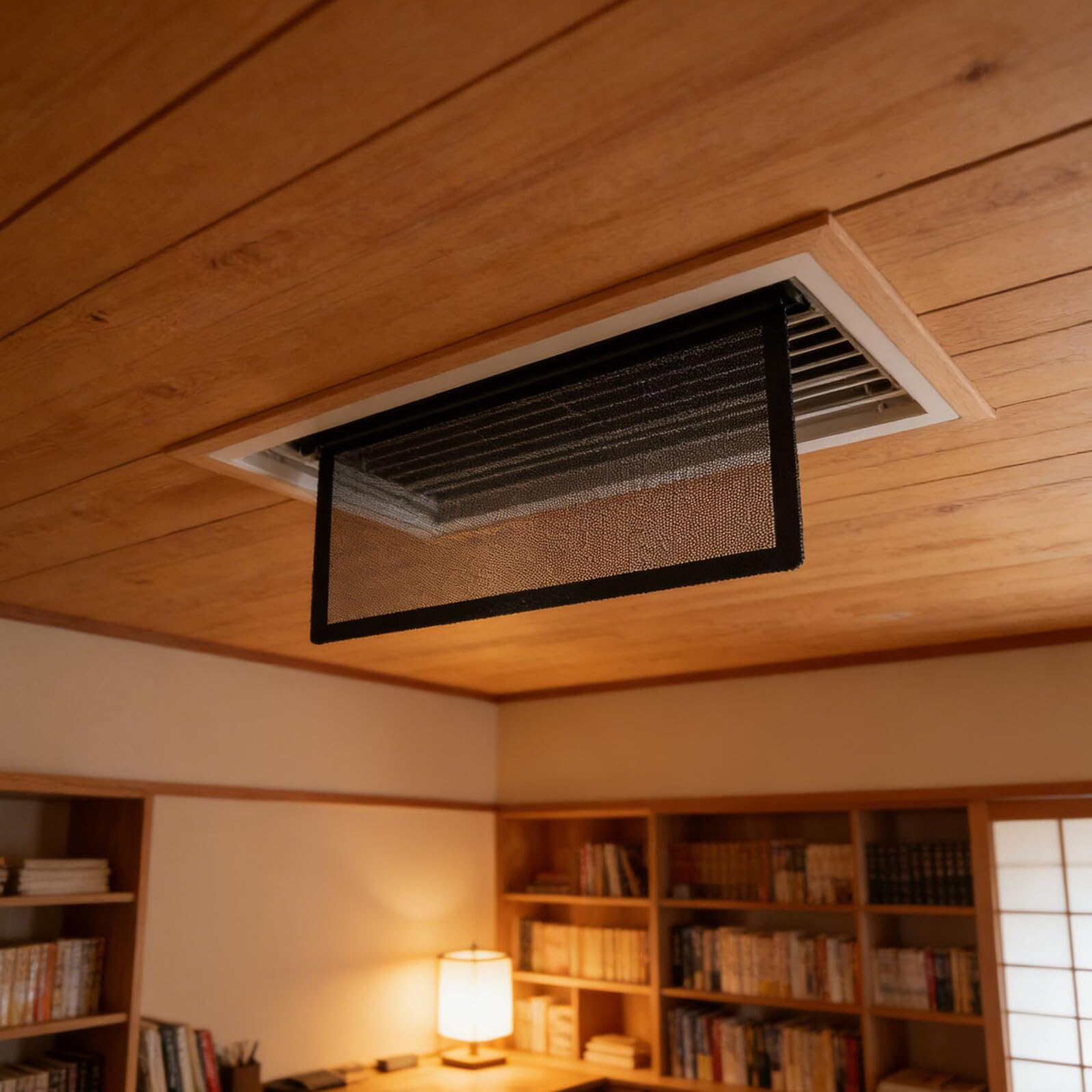8 coperture magnetiche per prese d'aria da 14 x 28 cm, in rete di PVC, filtro antipolvere, telaio magnetico per soffitti e pavimenti, controllo della polvere, facile installazione, efficiente dal