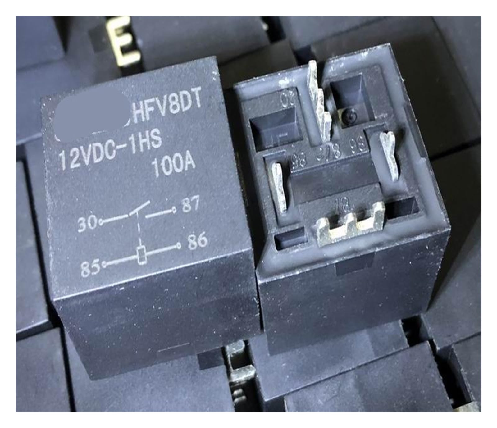 Yzwrwrmktb One Color 1Pc Hfv8d 12Vdc-1Hs 100A (V7-1A-P-12V-80A/100A) Relay 4 Pins