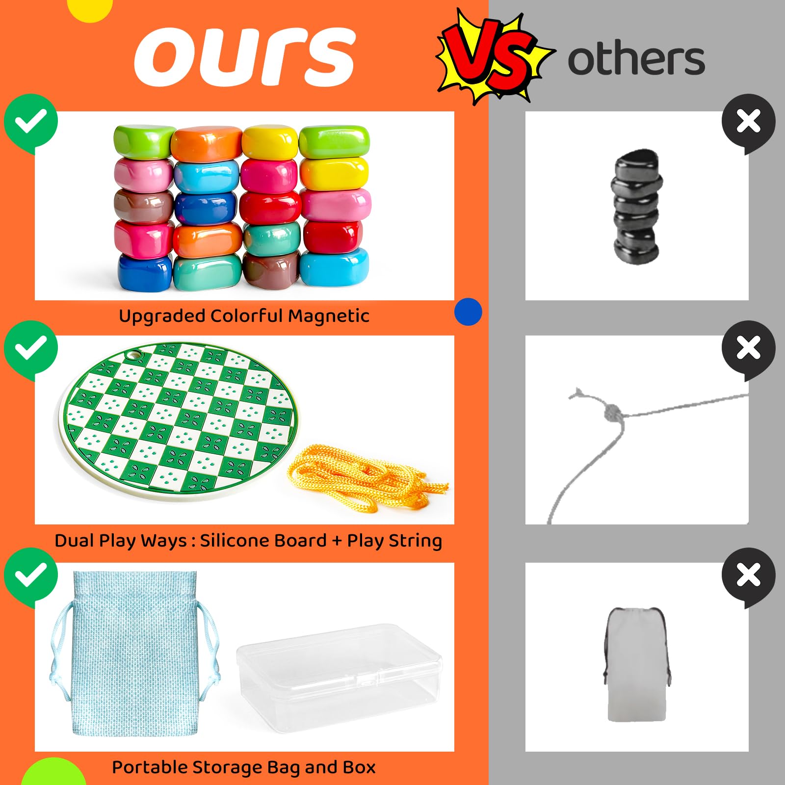 Magnetisches Kinderschachspielzeug,Magnetisches Schachspiel mit Spielseil,Kluster Magnetspiel Spiel,Magnetic Schachspiel,Puzzle Checkers Spiel Tragbares Schachbrett Für Familientreffen Und Camping A Magnetisches Kinderschachspielzeug,Magnetisches Schachspiel mit Spielseil,Kluster Magnetspiel Spiel,Magnetic Schachspiel,Puzzle Checkers Spiel Tragbares Schachbrett Für Familientreffen Und Camping A