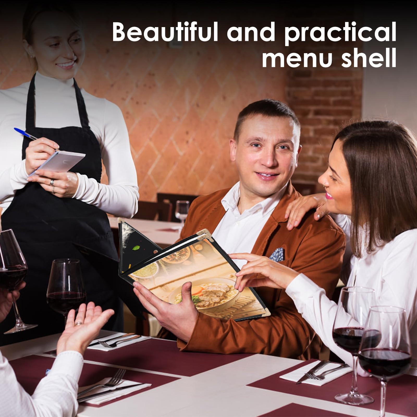 Transparent Restaurant Menu Covers For A4 Size Book Style Ca