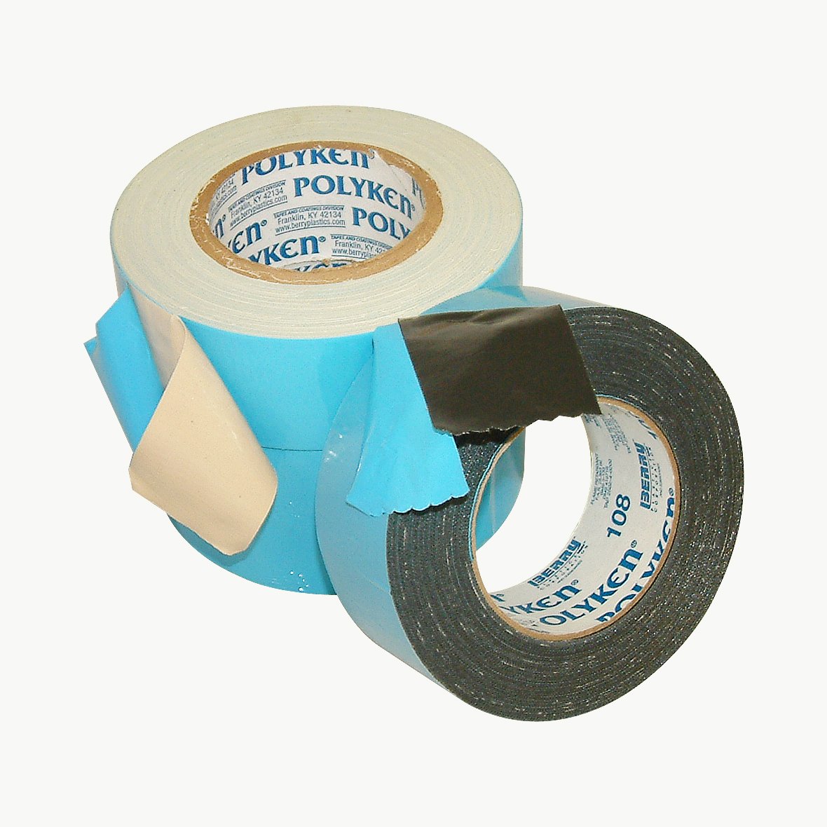 Polyken 108FR Flame Retardant Double Coated Cloth Carpet Tape: 3/4 in. x 75 ft. (Natural)