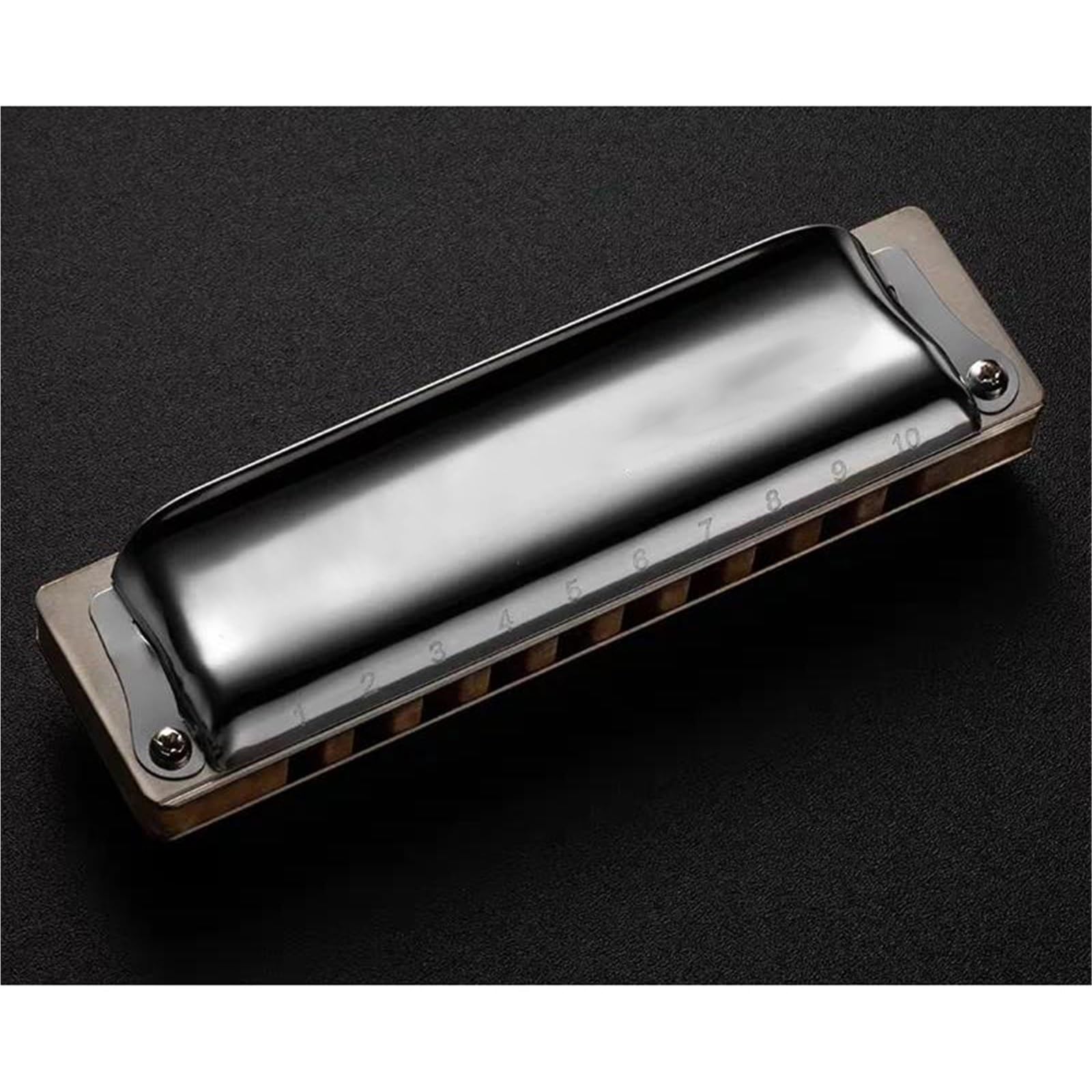 Harmonijka Ustna 10 Otworów Harmonijka Diatoniczna Blues Harp Professionals Armonica Organ Ustny(F Tone)