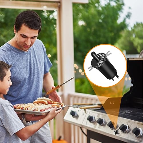 Miniatura 7 de Tapa de tolvainterruptor de puerta pieza de repuesto para Masterbuilt Gravity Series 5608001050 Xl y parrilla digital de carbón y ahumador, 1 paquete