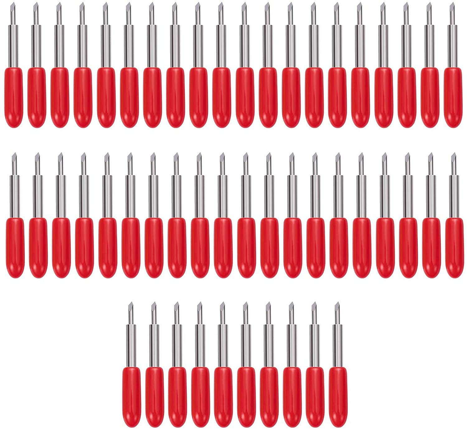 Sponsored Ad – 50PCS Replacement Cutting Blades for Cricut Explore Air/Air 2 /Maker，45 Degree Standard Fine Point Blades for Most General Purpose Cutting