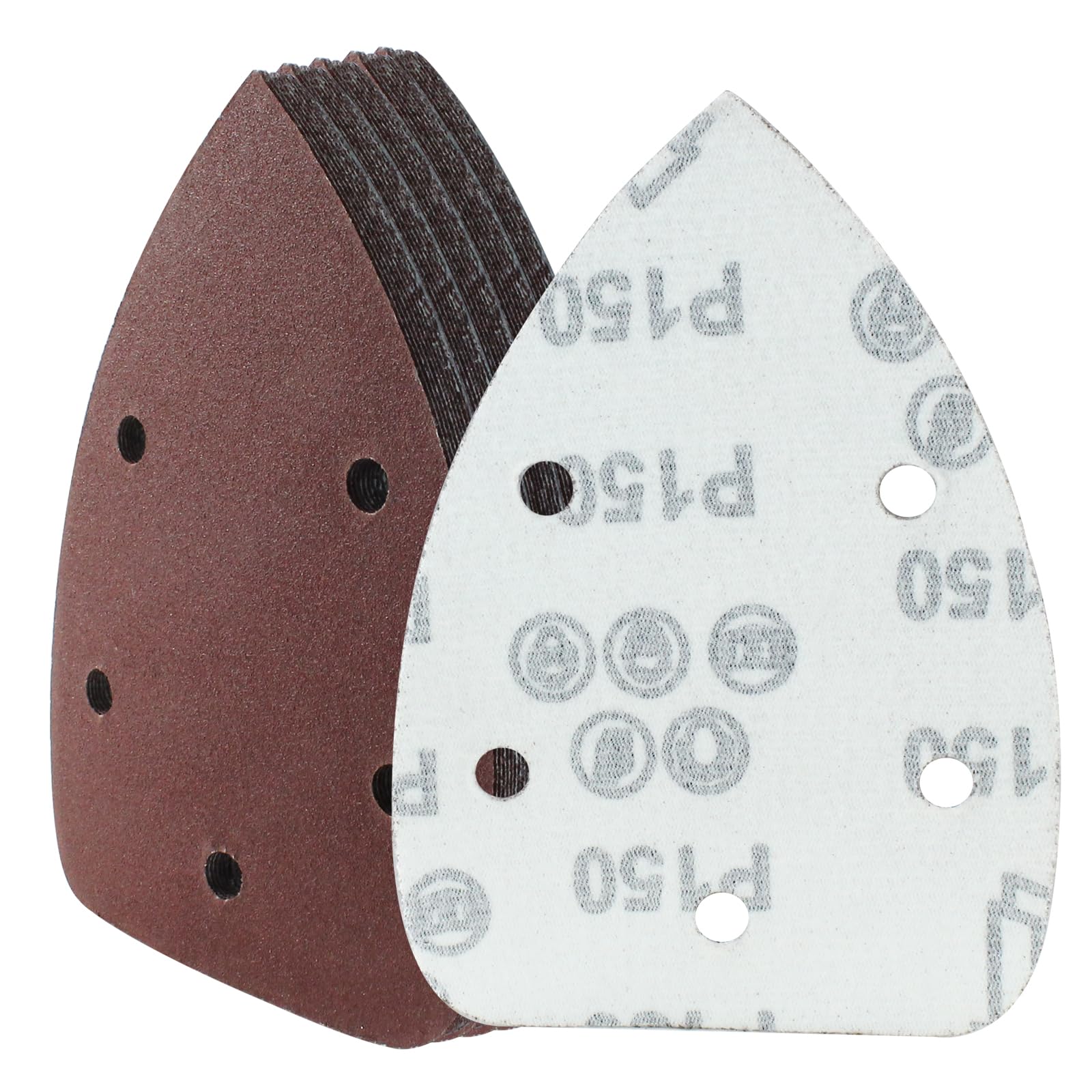 Cjueiom Mouse Sander Sandpaper, 150 Grit, 25 Pcs