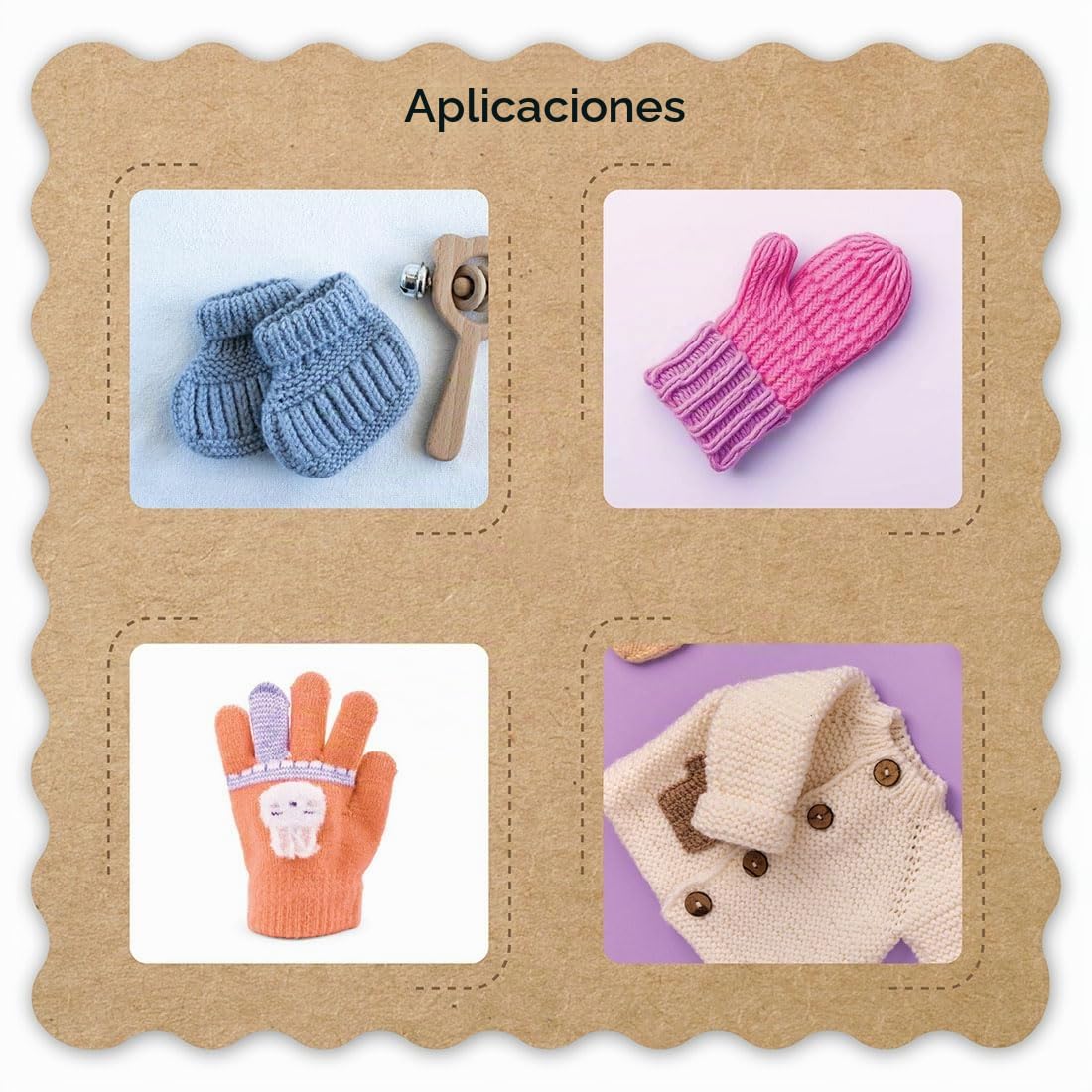 Set de Agujas Intercambiables Knitter’s Pride Rosemist Mini 5 cm