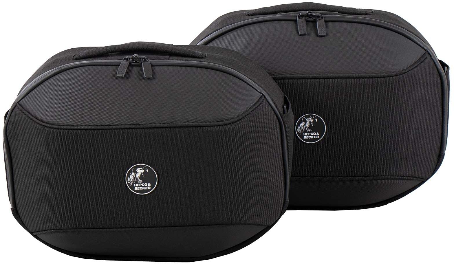 Hepco & Becker Hepco&Becker - Set di valigie laterali modello Street 2020 per portabagagli C-Bow con tasche morbide
