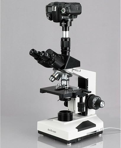 Miniatura 2 de AmScope CA-NIK-SLR Adaptador de cámara Nikon réflex/réflex digital para microscopios – Adaptador para microscopio