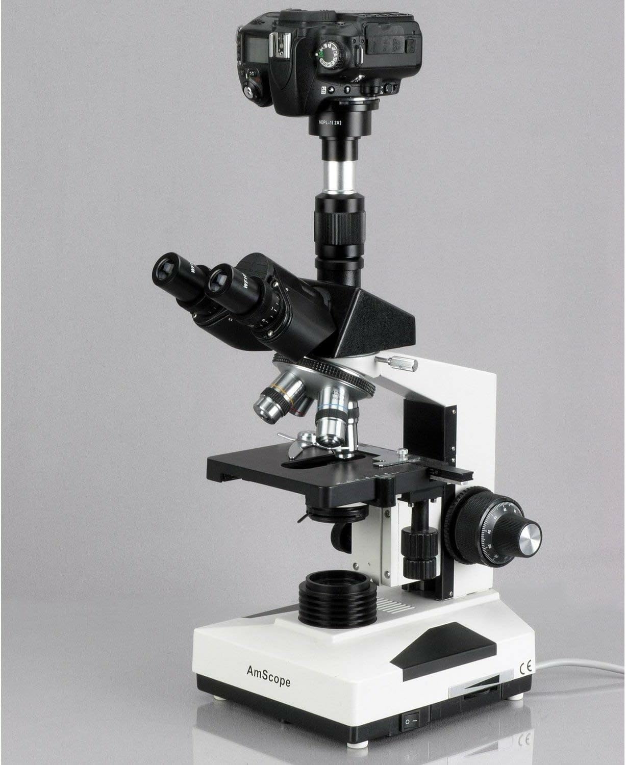 Amazon.co.jp: AmScope 顕微鏡用ニコン一眼レフ/D-SLRカメラアダプター