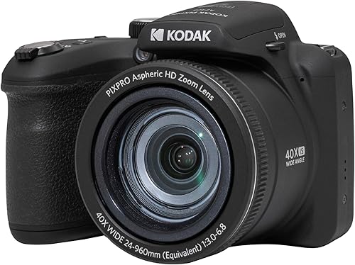 Miniatura 7 de Kodak PIXPRO AZ405 - Cámara digital Astro Zoom de 16 MP con zoom de 40x y pantalla LCD de 3 pulgadas en paquete negro con estuche para cámara y