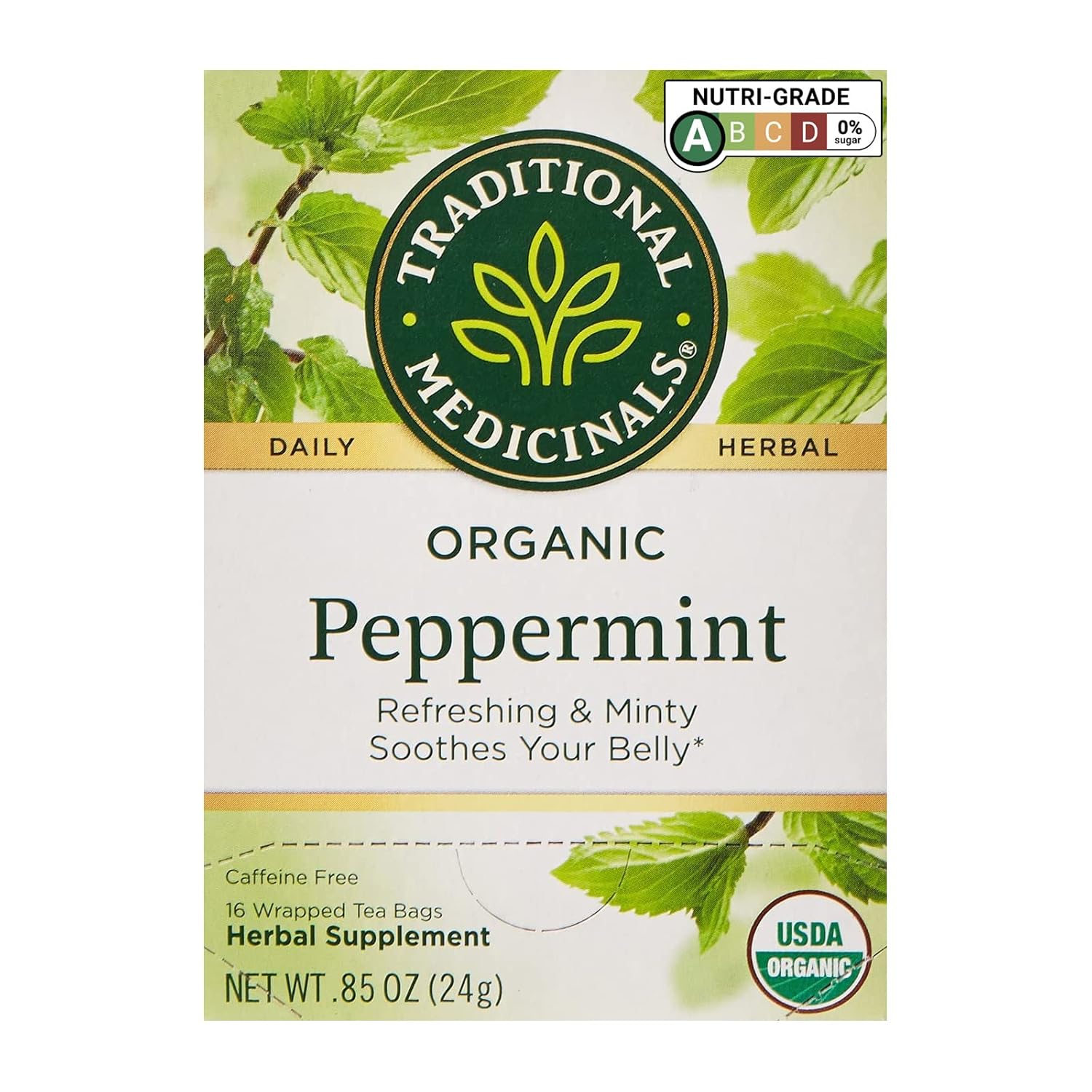 Conventional Medicinals Tea Peppermint Natural, 16 ct Conventional Medicinals Tea Peppermint Natural, 16 ct