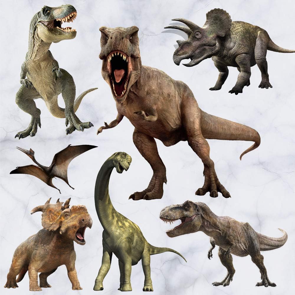Dinosaur Wall Stickers Peel & Stick Removable Decals For Kids Room - Multicolor Set - View #10