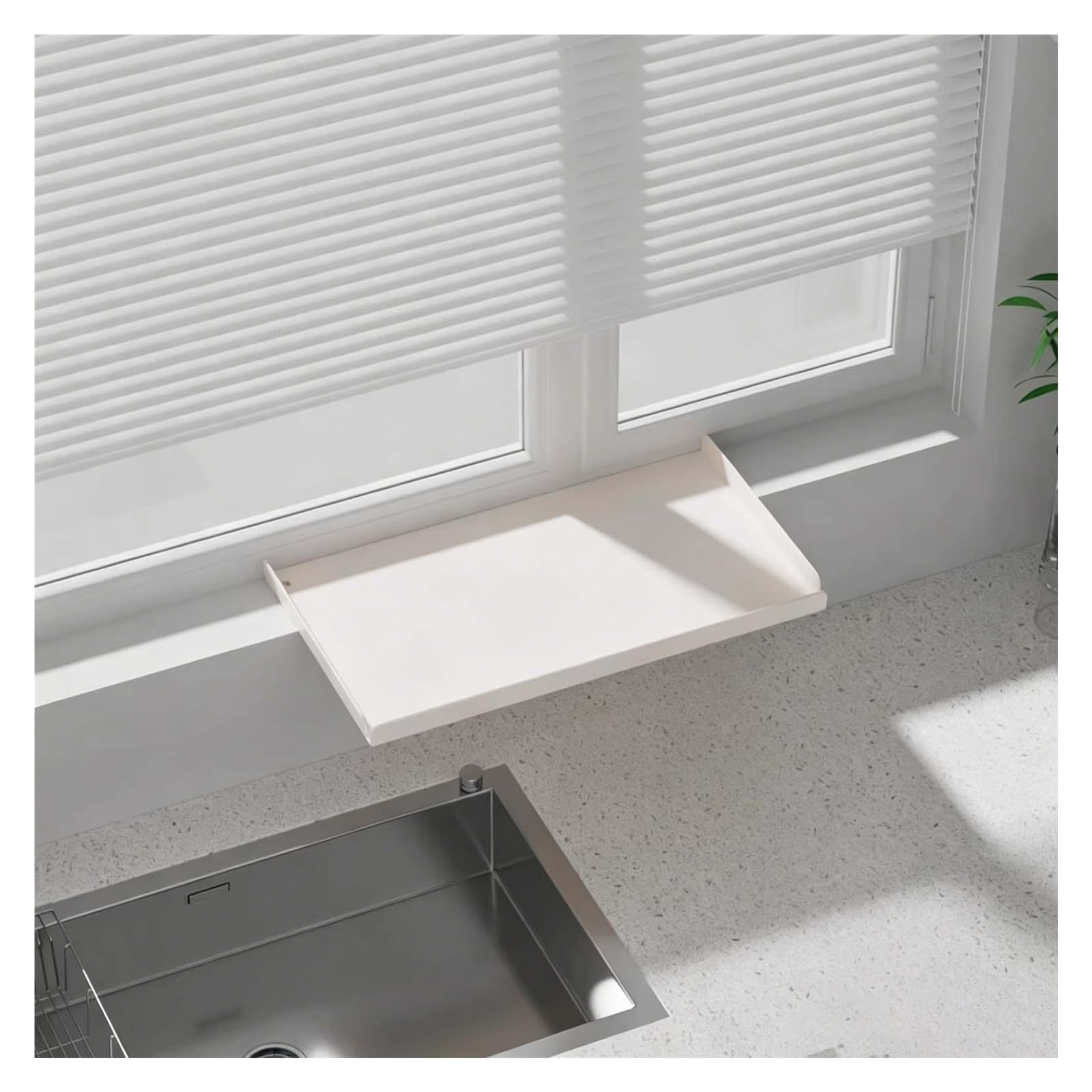 Estante magnético para ventana sin taladros placa de extensión 50x20cm para cocina