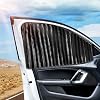 ZATOOTO Car Window Shades for Side Window 4 Pack Magnetic Car Curtains for Privacy Car Window Covers Blackout Blinds Upgrade to a Classy Ride for Camping Sleeping