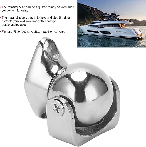 Miniatura 2 de Yctze Tope magnético de puerta de acero inoxidable 316 para puerta de acero inoxidable 316, soporte magnético para puerta, accesorios de yate para