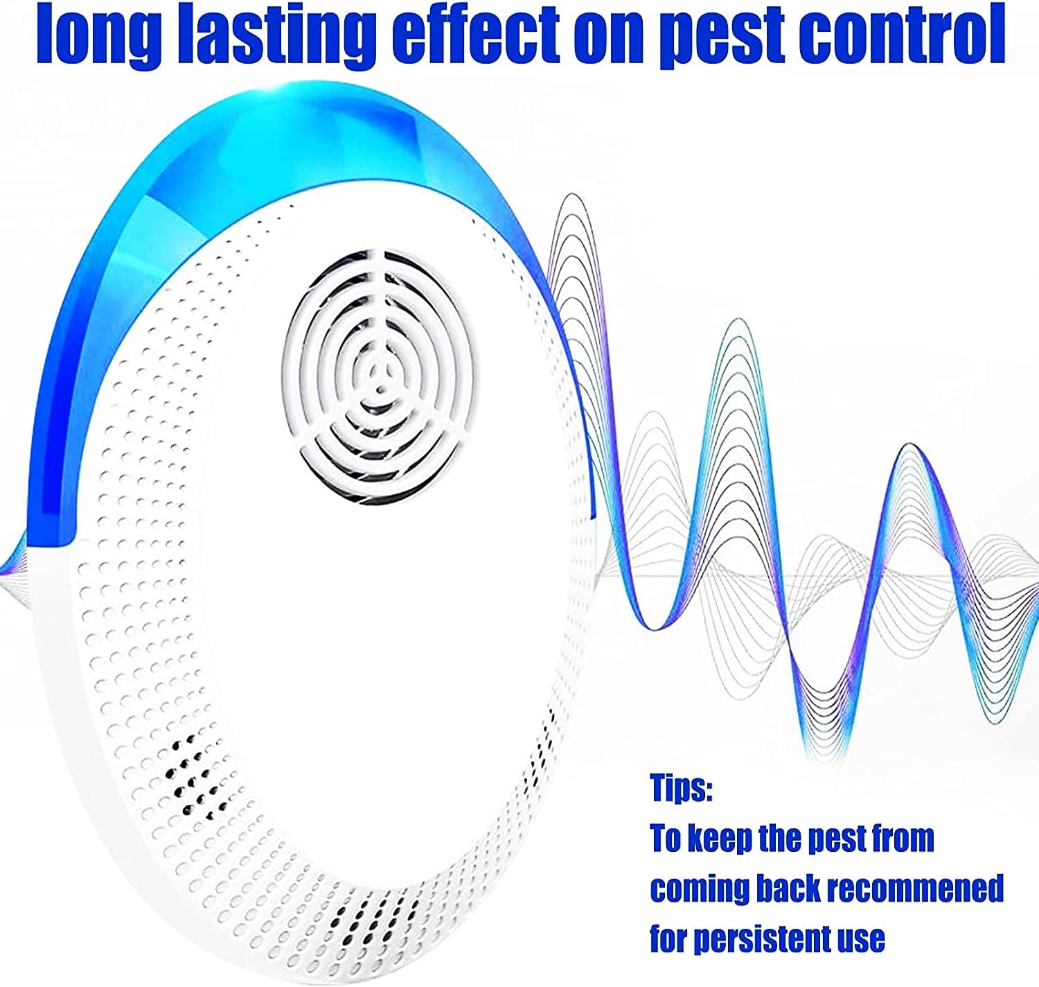 Bocianelli Ultrasonic Pest Repeller 6 Packs，Pest Repellent Electronic Plug in, Indoor Repellent Anti Mouse, Insect Repellent for Home, Office, Kitchen, Warehouse, Hotel : Garden & Outdoor