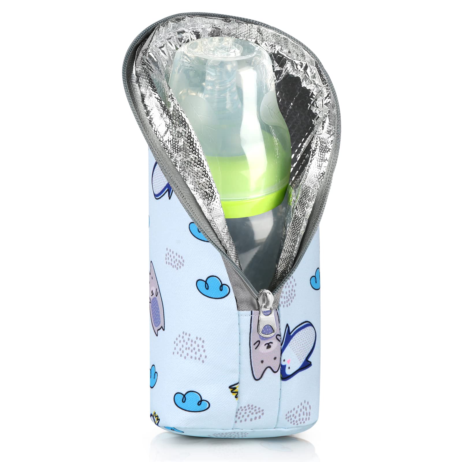 Accmor Baby Bottle Cooler Tote Bags, Insulated Breastmilk Cooler Bag, Nursing Bottle Cooler Warmer Bag for Nursing Mom Daycare Travel