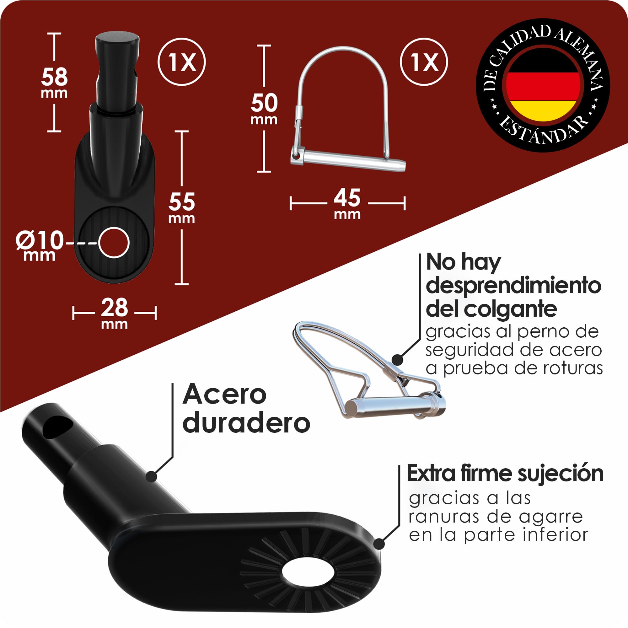 Weidebach® Enganche para Remolque de Bicicleta