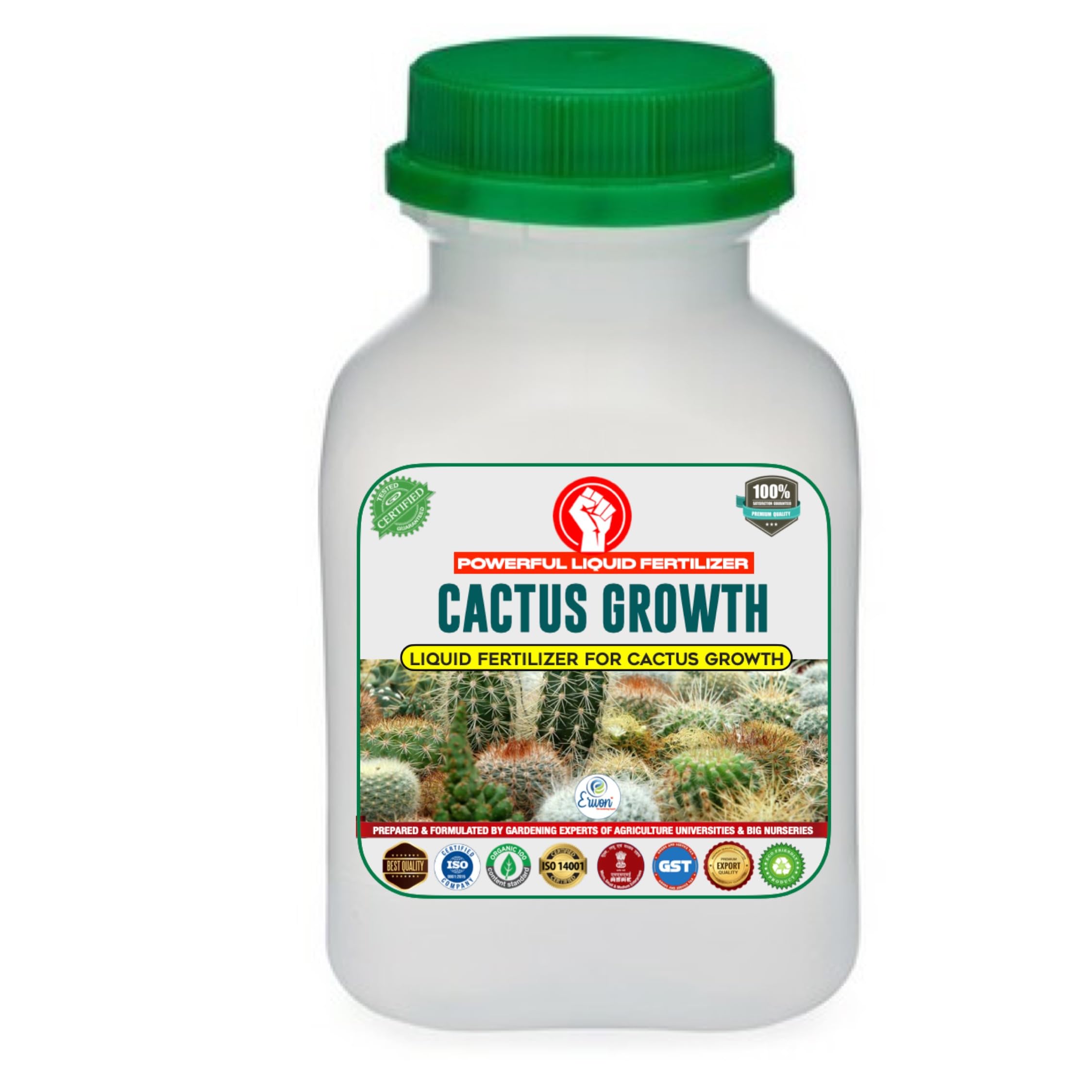 Erwon® Cactus Growth, Premium Essential Powerful Liquid Fertilizer for the Best Growth of Cactus Plants with Plant Growth Nutrients and Charged Micro-organism (100 ml) (B09DSVP41M) Amazon Price History, Amazon Price Tracker