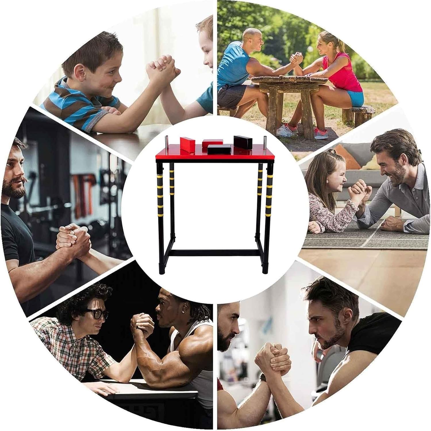 Arm Wrestling Battle Table, for Family Or Office, Gym Club | Professional Standard Arm Wrestling Battle Table, Thick EVA Foam Material, Arm Wrestling Muscle Exerciser