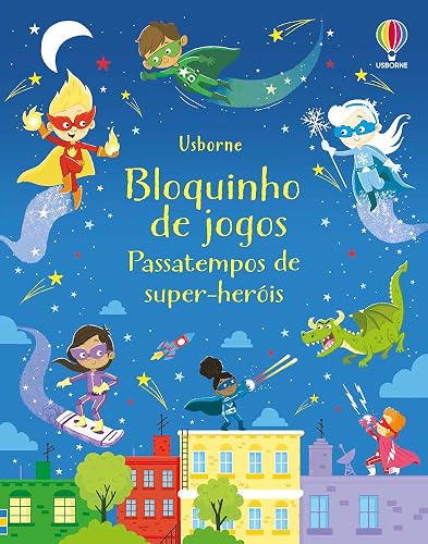 Bloquinho de jogos: passatempos de super-heróis