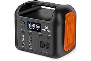 GOLABS Portable Power Station: 299Wh CPAP Battery for Camping and Emergencies