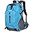 FENGDONG 40L Waterproof Lightweight Hiking,Camping,Travel Backpack for Men Women Blue